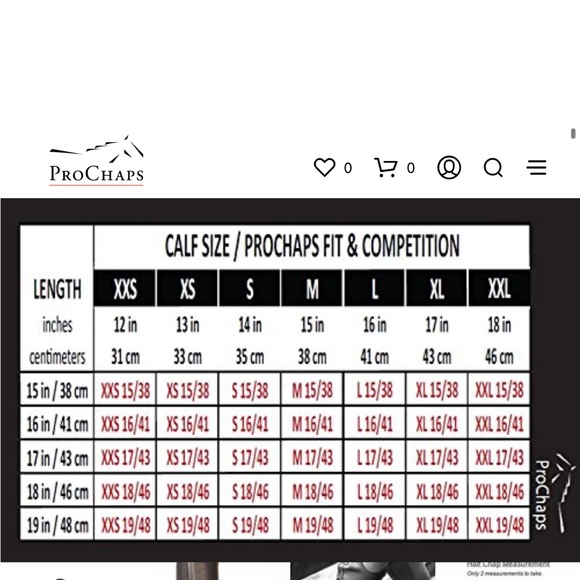 Pro-chaps The FIT – Half Chap in black NWT size x-small - Picture 2 of 6